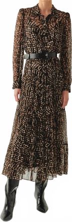 Exquise Aliza Midi Dress In Multi Color