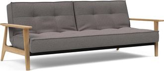 Innovation Splitback Frej Schlafsofa, 3-Sitzer, grau (521 Mixed Dance)