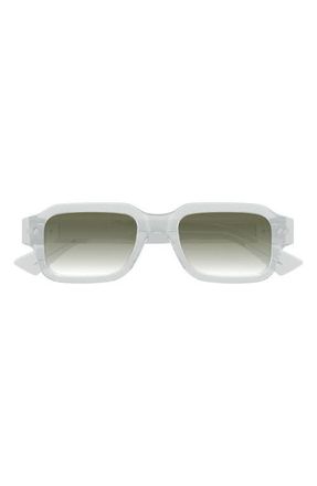 Bottega Veneta 51mm Rectangular Sunglasses in Grey at Nordstrom