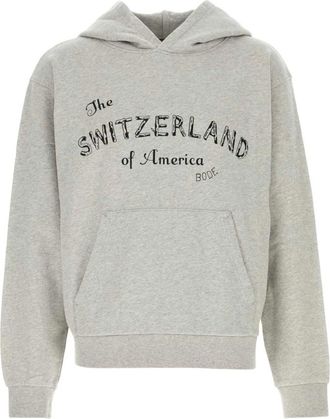 Bode Hoodies & sweatvesten, Heren, Grijs, M, Katoen, Mrf 25Cs 032 Sweatshirt