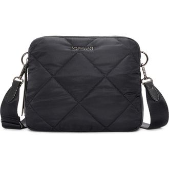 MZ Wallace Bowery Quilted Nylon Crossbody Bag in Black 2 at Nordstrom