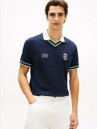 Tommy Hilfiger Relaxed Fit Tipped V-Neck Polo Shirt