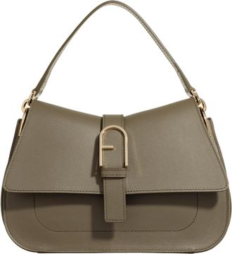 Furla Crossbody Bags - Furla Flow M Top Handle - green - Crossbody Bags for ladies