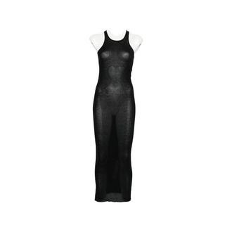 Rick Owens Maxi Dresses, female, Black, S, Rick Owens Dresses Black