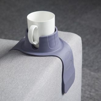 OEM Porte-gobelet Canap&eacute; - Silicone Alimentaire - Anti-d&eacute;rapant Anti-d&eacute;versement - Pour Accoudoir Inclinable - 1 Pi&egrave;ce
