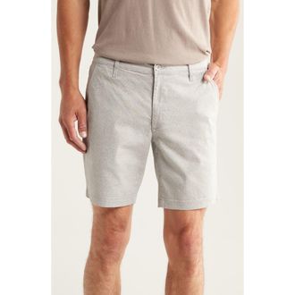 AG - Adriano Goldschmied Wanderer Print Chino Shorts in Hide And Seek Grey at Nordstrom Rack, Size 28
