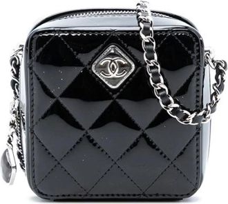 Chanel Pre-owned Mini Bags, female, Black, Size: ONE SIZE Pre-owned Leather Crossbody Bag