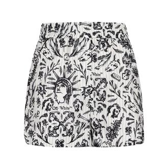 Off-white Dames, Korte broeken, Veelkleurig, Maat: XS