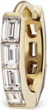 Maria Tash Invisible Set Baguette Diamond Eternity Hoop Earring in Yellow Gold at Nordstrom, Size 8 Mm