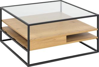 AC Design Beistelltisch »Randolf 90 cm x 40 cm, Nature/Schwarz«