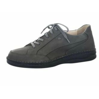 Finn Comfort Comfortabele veterschoen - Heren - Schoenen - Grijs - Maat: 40 1/2 EU Poliester