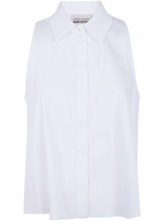 Semicouture Popeline Cotton Mini Top