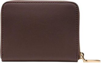 Love Moschino Logo-Embossed Polyurethane Wallet - Brown