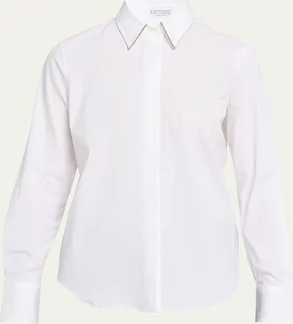 Brunello Cucinelli Stretch Cotton Buttoned Shirt