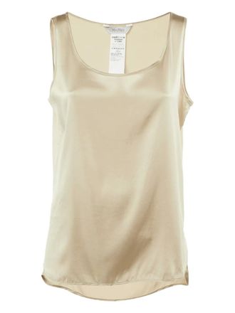 Max Mara satin tank top - Neutrals