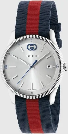 Gucci G-Timeless Watch, 38mm, Red, Steel