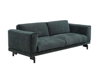 Vente-Unique Sof&aacute; 3 plazas en chenilla verde DEMBOLA