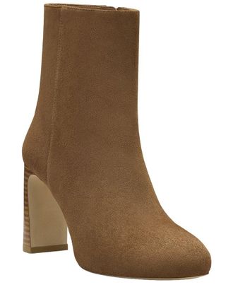 Stuart Weitzman Babette Platform Zip Suede Bootie