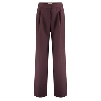 Harper & Yve Anna Broeken - Dames - Broeken - Paars - Maat: M Poliester
