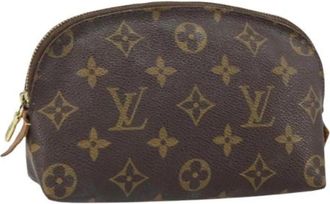 Louis Vuitton Pre-owned Canvas Mini Bag - Dames - Vintage Mini Tas - Bruin - ONE Size - Vintage