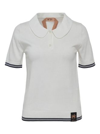N&deg;21 Polo a maniche corte - Bianco