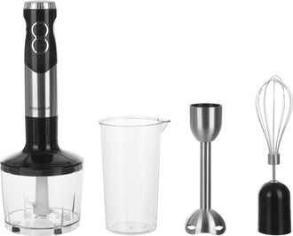 KASANOVA Set frullatore a immersione nero 400 W con accessori
