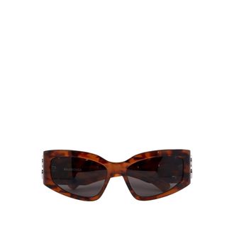 Balenciaga Bossy Cat Sunglasses - female - Balenciaga - Sunglasses - Brown - ONE SIZE - Accessories