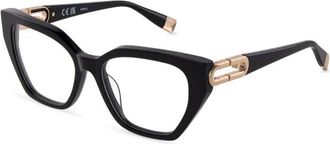 Furla Vierkant Optisch Acetaatmontuur - Dames - Brillen - Zwart - 54 MM - Accessoires