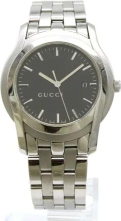 Gucci Pre-owned Watches, male, Black, Size: ONE SIZE Pre-owned Vintage Wristwatch