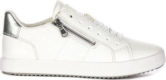 Geox Sneakers, female, White, 8 UK, White Silver Wedges for Women
