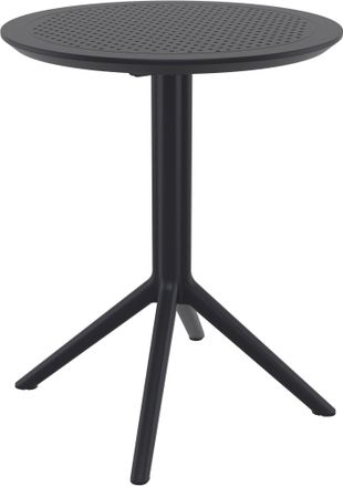 Clp Mesa Plegable Sky Negro Redonda