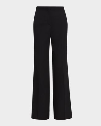 Stella McCartney Flare-Leg Wool Pants