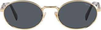 Prada Sunglasses Pr65 Zs Zvn09 T Gold/Dark Grey Women