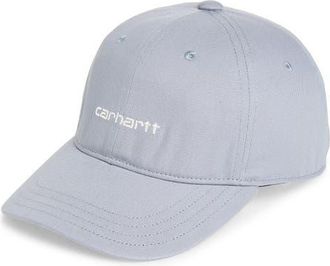 Carhartt Work in Progress Logo Script Baseball Cap in Mirror /Wax at Nordstrom