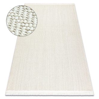 RugsX RugsX Nano Rug in White | Size: 140 cm x 190 cm