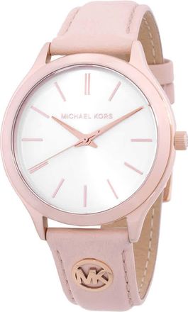 Michael Kors Slim Runway White Dial Ladies Watch MK7545