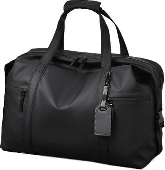 Generic Gym Bag - Black Adjustable Shoulder Strap Duffel,Compatible For Travel and Sports Lovers, Fitness Gear(Black L)