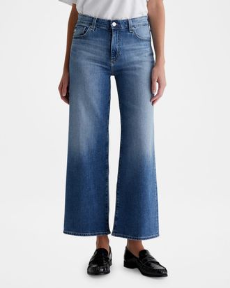AG - Adriano Goldschmied Saige Wide-Leg Crop Jeans