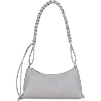 Mali + Lili Phoebe Vegan Leather Shoulder Bag in Grey at Nordstrom