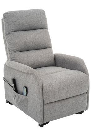 Livetastic Relaxsessel, Grau, Metall, Textil, 68x100x94 cm, Massagefunktion, Wohnzimmer, Sessel, Relaxsessel