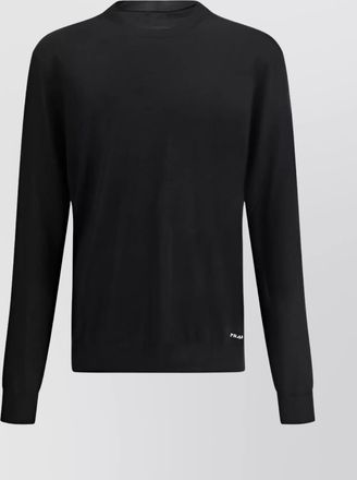 Prada recycled silk sweater with long sleeves