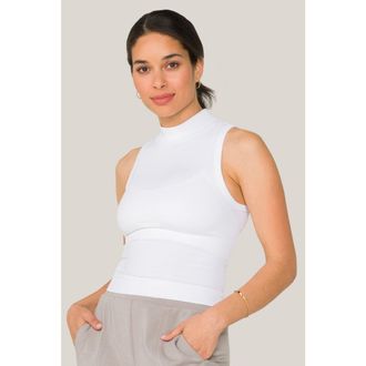 Alala Barre Mock Tank in White at Nordstrom, Size Medium