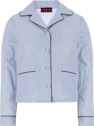 Gucci Gestreepte Katoenen Shirt