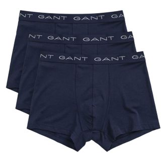 GANT Heren Boxershort (Pakket van 3) (Blauw)