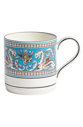 Wedgwood Florentine Bone China Mug in Blue at Nordstrom