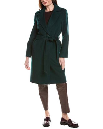 Sofiacashmere Sofiacashmere Wool & Cashmere-Blend Coat