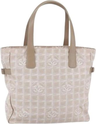 Chanel Pre-owned Tote Bags, female, Beige, Size: ONE SIZE Pre-owned Vintage Tote Bag