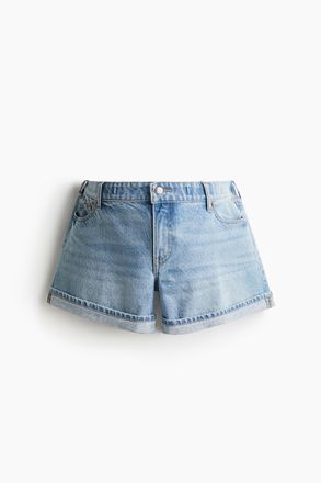 H&M MAMA Jeansshorts - Helles Denimblau