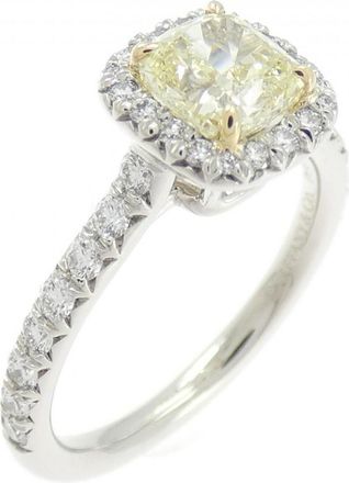 Tiffany & Co. Yellow Gold (18K) Platinum 950 Band Ring (Pre-Owned)