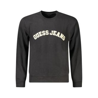 Guess Sweatshirts, male, Black, Size: M Long Sleeve Sweatshirt